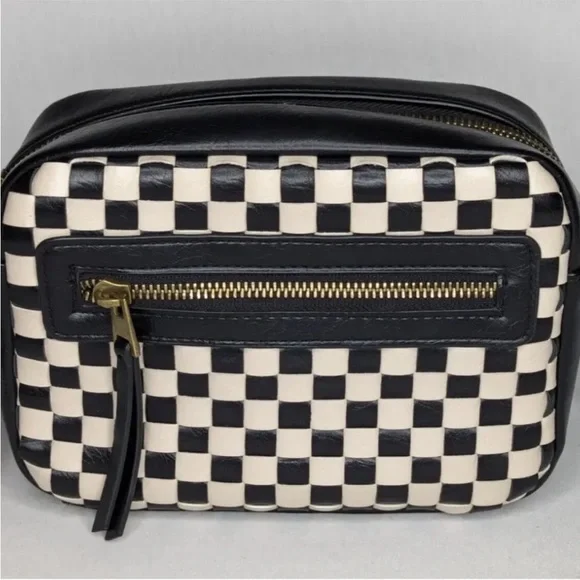 Universal Thread Checkered Black and CreamCrossbody Bag - Picture 4 of 7